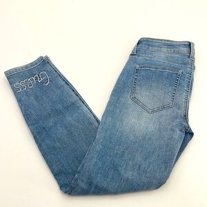 UEC Guess embroidered Guess jeans “Love Guess” size 24